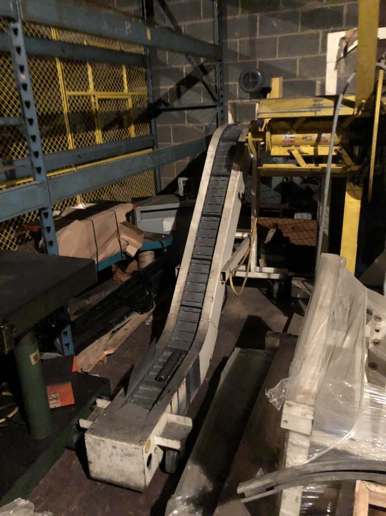 (2) 6" wide Gooseneck Conveyors - CONVEYORS