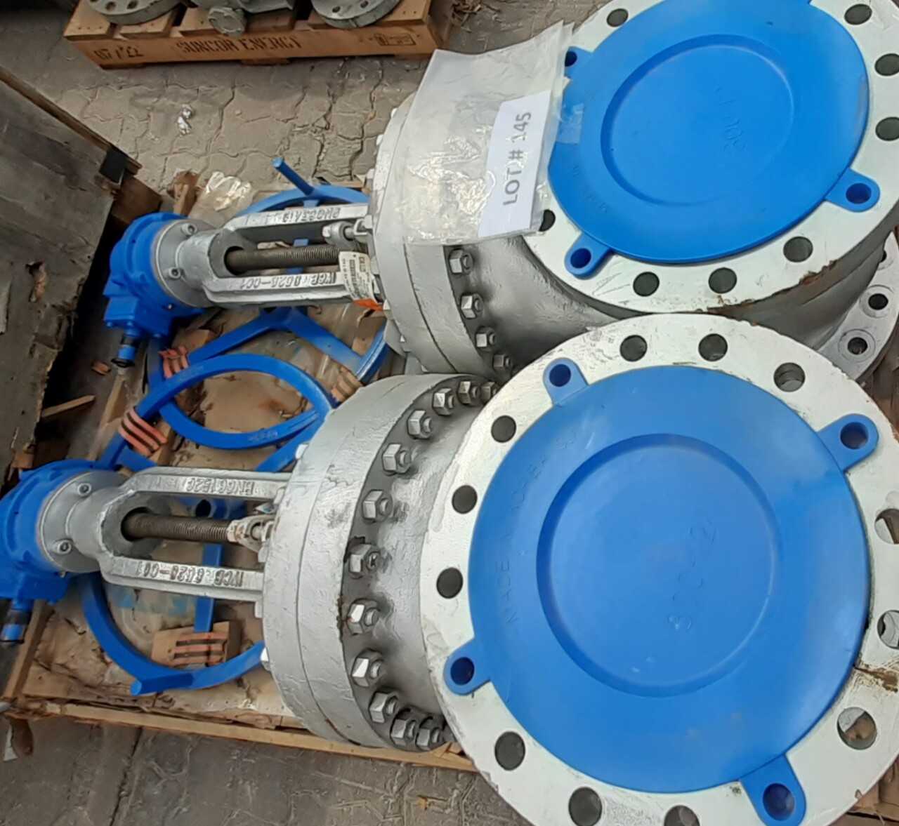 Lot of 2 Gate Valves - KNIFE GATE VALVE