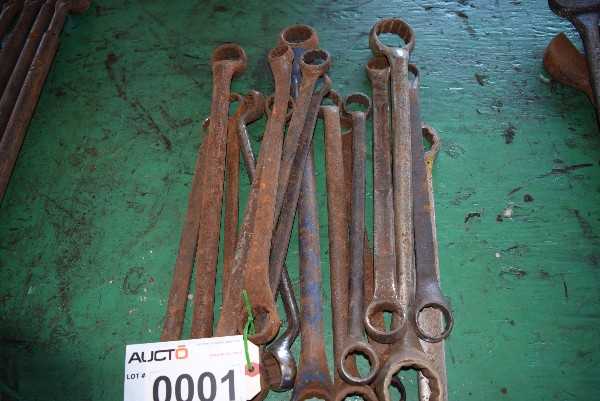LOT OF ASSORTED DOUBLE ENDED WRENCHES - MISCELLANEOUS