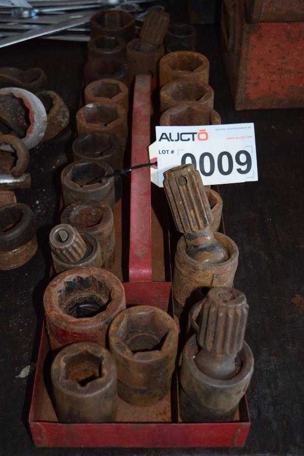 LOT OF LARGE SOCKETS - MISCELLANEOUS