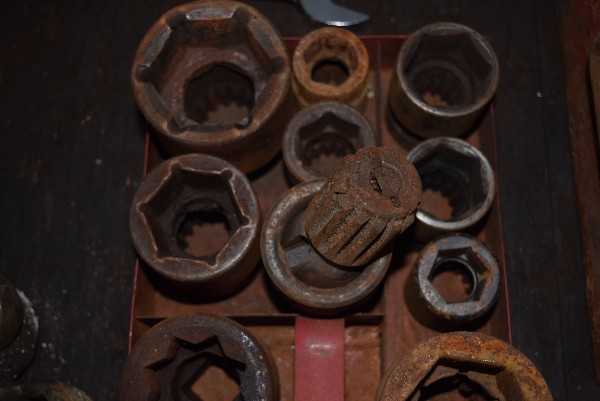 LOT OF LARGE SOCKETS - MISCELLANEOUS