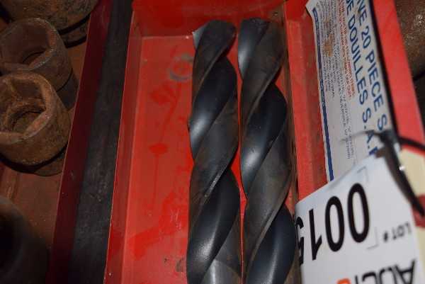 LOT OF 2 SKF 1 1/2 INCH HSS DRILL BITS - MISCELLANEOUS