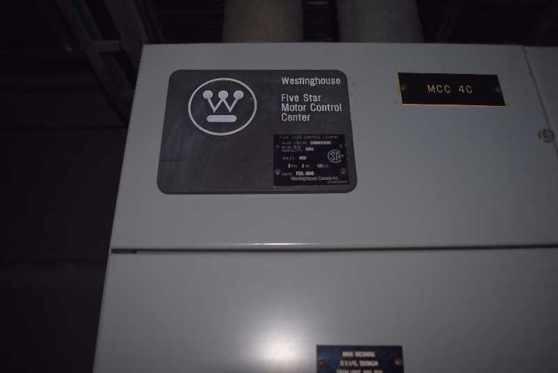 WESTINGHOUSE FIVE STAR MCC 3 SECTIONS 9 BUCKETS WC201K5CAQ SIZE 5 STARTER HKA3225F 225 A BREAKER 400 A BREAKER 3 X 100 A BREAKER - MISCELLANEOUS