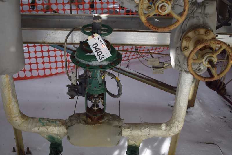 FISHER EZ 1 INCH CL300 STEEL BODY 667 ACTUATOR DV6010 POSITIONER CONTROL VALVE - MISCELLANEOUS