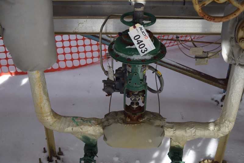 FISHER EZ 1 INCH CL300 STEEL BODY 667 ACTUATOR DV6010 POSITIONER CONTROL VALVE - MISCELLANEOUS