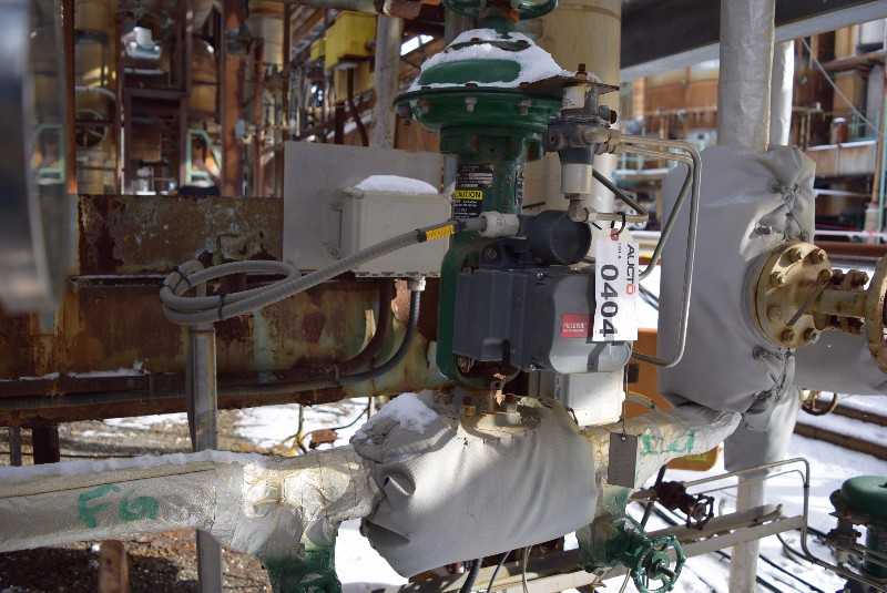 FISHER EZ 1 INCH CL300 STEEL BODY 667 ACTUATOR DV6010 POSITIONER CONTROL VALVE - MISCELLANEOUS