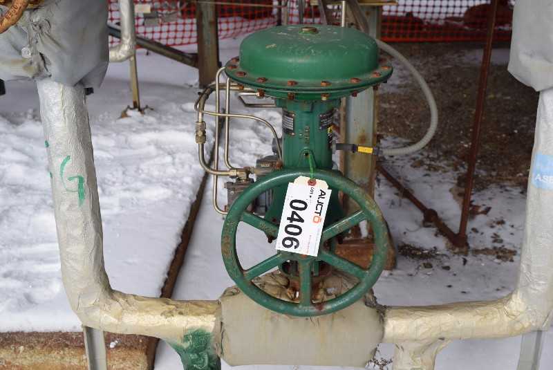 FISHER EZ 1 INCH CL300 STEEL BODY 667 ACTUATOR DV6010 POSITIONER CONTROL VALVE - MISCELLANEOUS