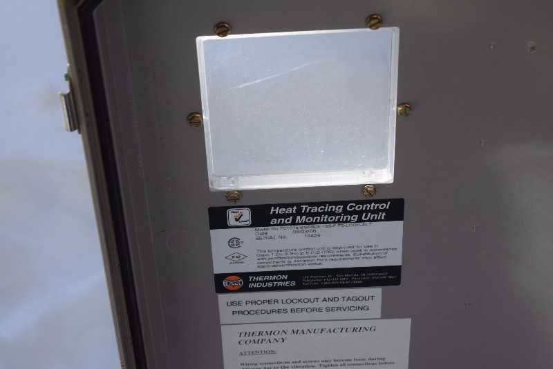 LOT OF 4 THERMON TC101A HEAT TRACING CONTROL AND MONITORING UNIT - MISCELLANEOUS