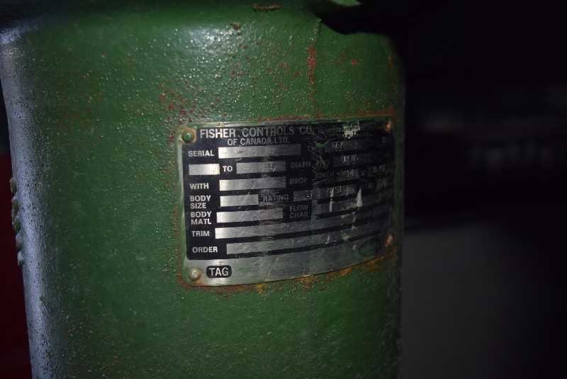FISHER 667 4 INCH IRON CONTROL VALVE CLASS 125 - MISCELLANEOUS