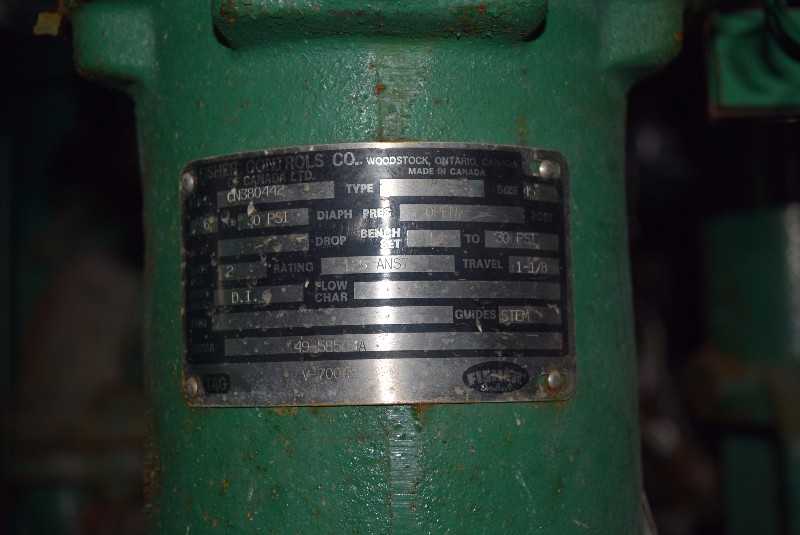 FISHER 667-S 2 INCH IRON CONTROL VALVE 125 - MISCELLANEOUS