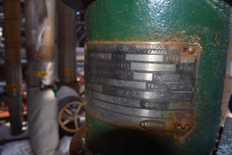 FISHER 657-EWD 6 INCH STEEL CONTROL VALVE CLASS 300 - MISCELLANEOUS