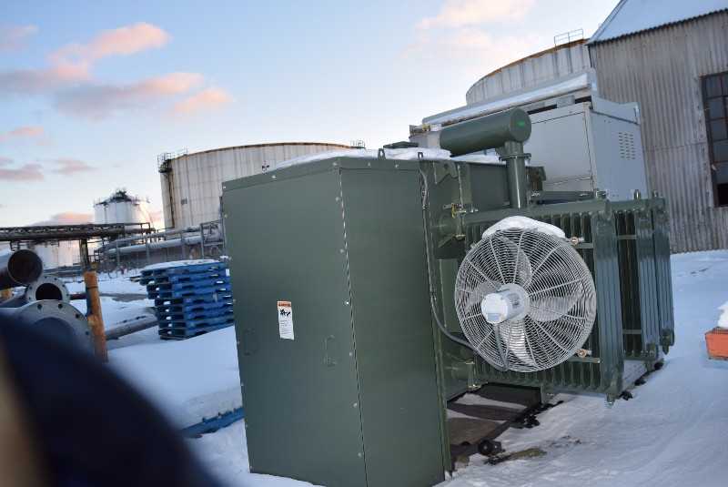 GENERAL ELECTRIC PROLEC ONAN/ONAF OIL FILLED TRANSFORMER 1000/1330/1580KVA 13800VAC HV 480Y/277VAC LV THREE PHASE - MISCELLANEOUS