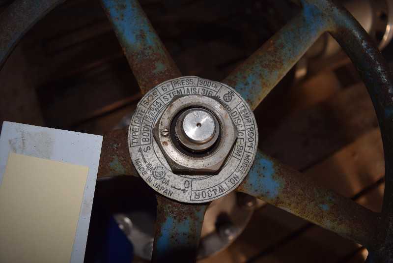 NEWCO W430R 6IN 300LB STAINLESS GATE VALVE - MISCELLANEOUS
