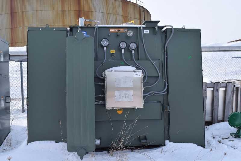 GENERAL ELECTRIC PROLEC ONAN/ONAF OIL FILLED TRANSFORMER 2500/3325/2948KVA 13800VAC HV 480Y/277VAC LV 3PH - MISCELLANEOUS