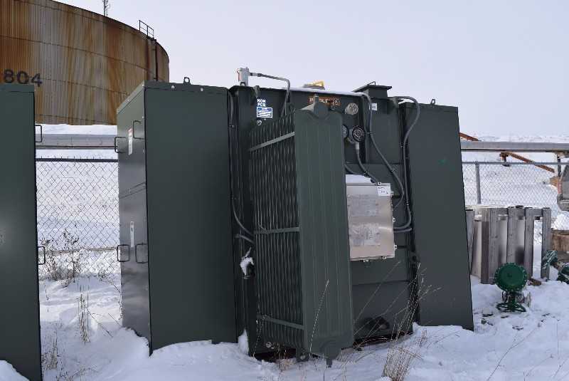 GENERAL ELECTRIC PROLEC ONAN/ONAF OIL FILLED TRANSFORMER 2500/3325/2948KVA 13800VAC HV 480Y/277VAC LV 3PH - MISCELLANEOUS