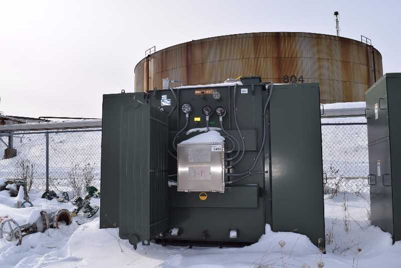 GENERAL ELECTRIC PROLEC ONAN/ONAF OIL FILLED TRANSFORMER 2500/3325/2948KVA 13800VAC HV 480Y/277VAC LV 3PH - MISCELLANEOUS