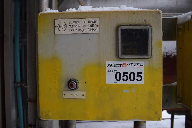 LOT OF 2 THERMON HEAT TRACING CONTROL AND MONITORING UNIT TC-202A - MISCELLANEOUS
