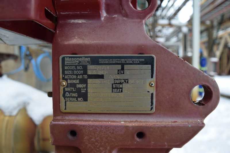 MASONEILAN 88-21714 1.5 INCH STEEL CONTROL VALVE - MISCELLANEOUS