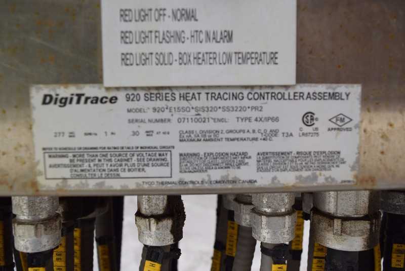 LOT OF 10 DIGITRACE PROGRAMMABLE DUAL POINT HEAT-TRACING CONTROLLER TYCO THERMAL CONTROLS 920 SERIES 920HTC - MISCELLANEOUS