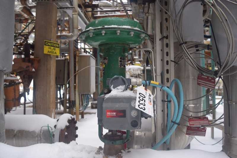 FISHER ET-667 3 INCH STAINLESS CONTROL VALVE CL300 DVC POSITIONER - MISCELLANEOUS