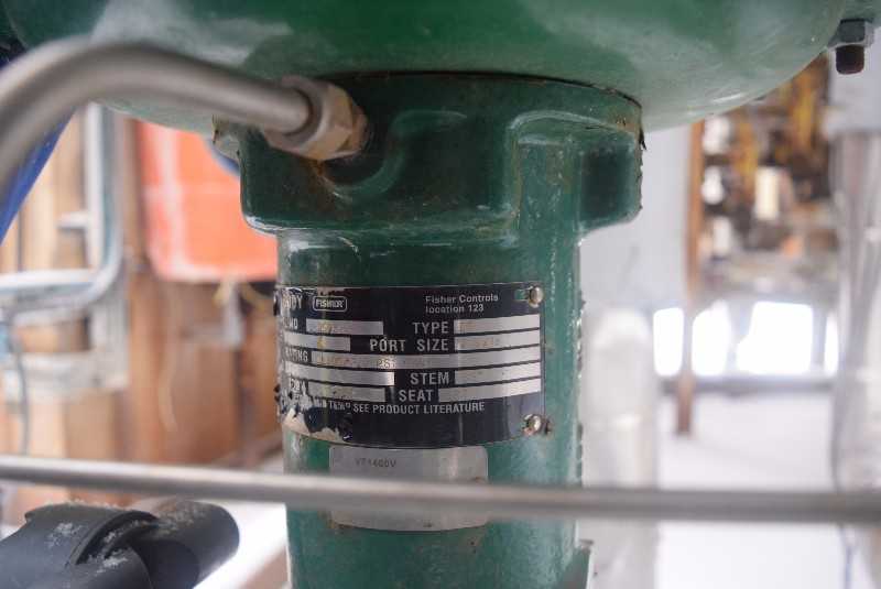 FISHER ET-667 3 INCH STAINLESS CONTROL VALVE CL300 DVC POSITIONER - MISCELLANEOUS