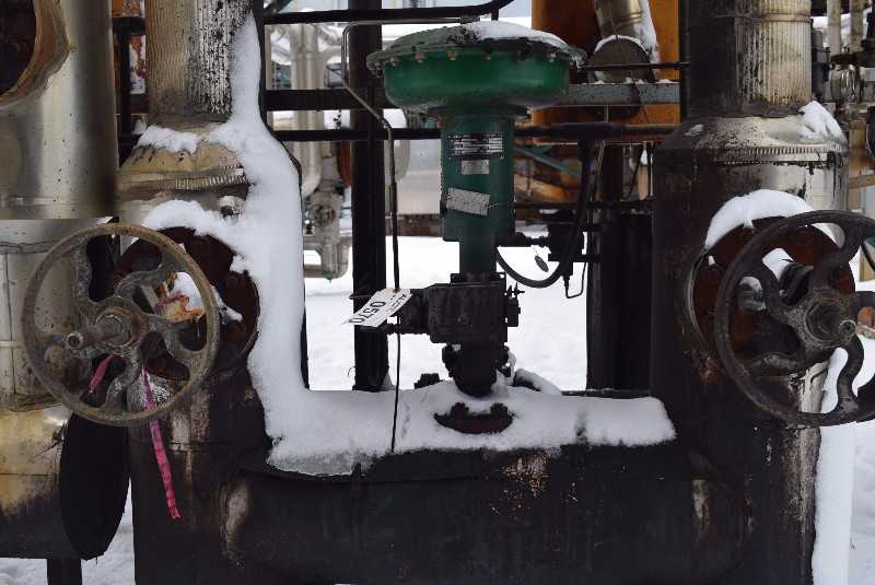 FISHER ED-657 4 INCH STEEL CONTROL VALVE CL300 3660 POSITIONER - MISCELLANEOUS