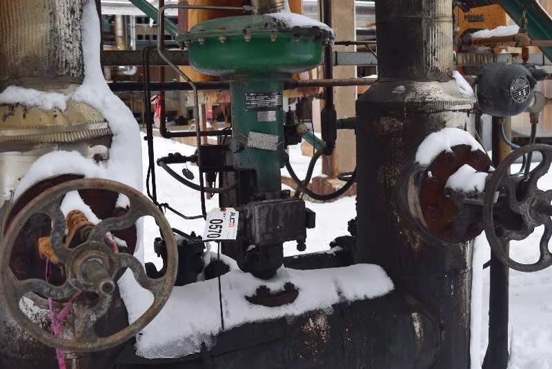 FISHER ED-657 4 INCH STEEL CONTROL VALVE CL300 3660 POSITIONER - MISCELLANEOUS