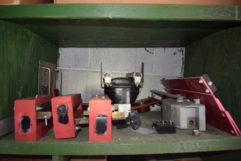 CONTENTS OF SHELVES FUSES TRANSFORMERS PANELMETERS ABB WESTINGHOUSE GE - MISCELLANEOUS