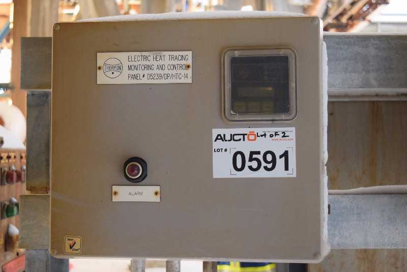 LOT OF 2 THERMON HEAT TRACING CONTROL AND MONITORING UNIT TC-202A TC-101A - MISCELLANEOUS