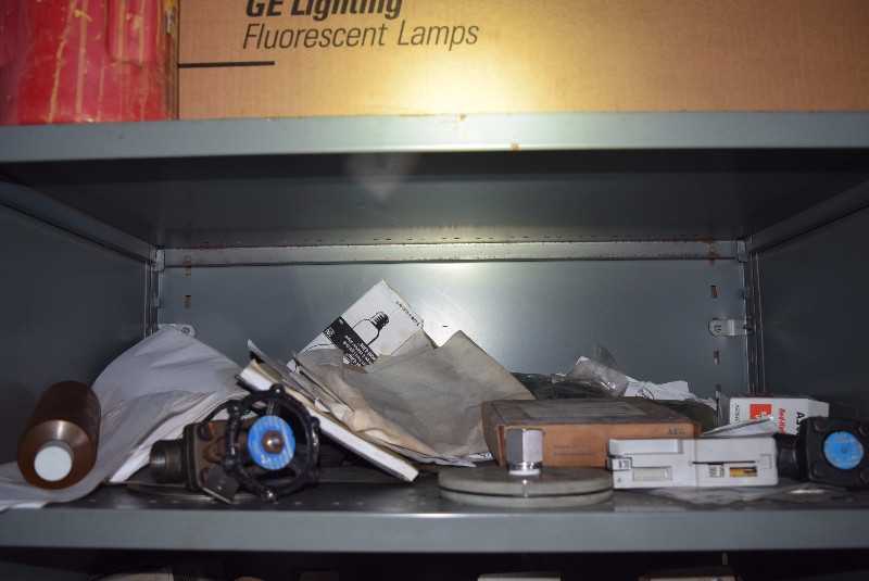 CONTENTS OF CABINETS INCLUDES CABINET GAUGES SOLENOID VALVES CONTROLS ASCO AEG AMTEK - MISCELLANEOUS