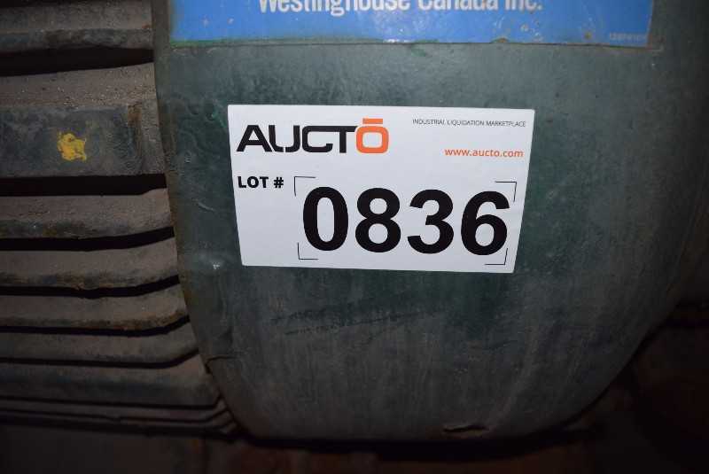 WESTINGHOUSE AC MOTOR HAS 3 PHASE 60 HZ 4000 VAC 200 HP - MISCELLANEOUS
