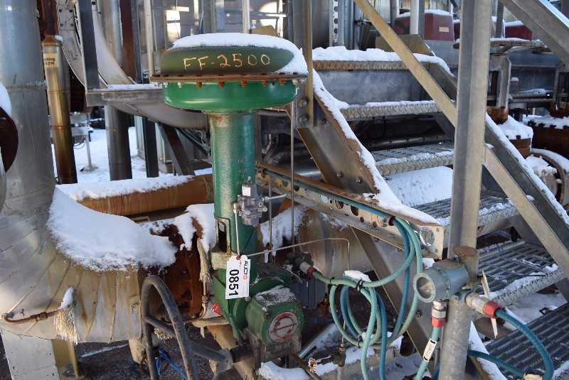 FISHER VALVE STAINLESS 8 INCH CONTROLLER 1051 FUEL VUE - MISCELLANEOUS