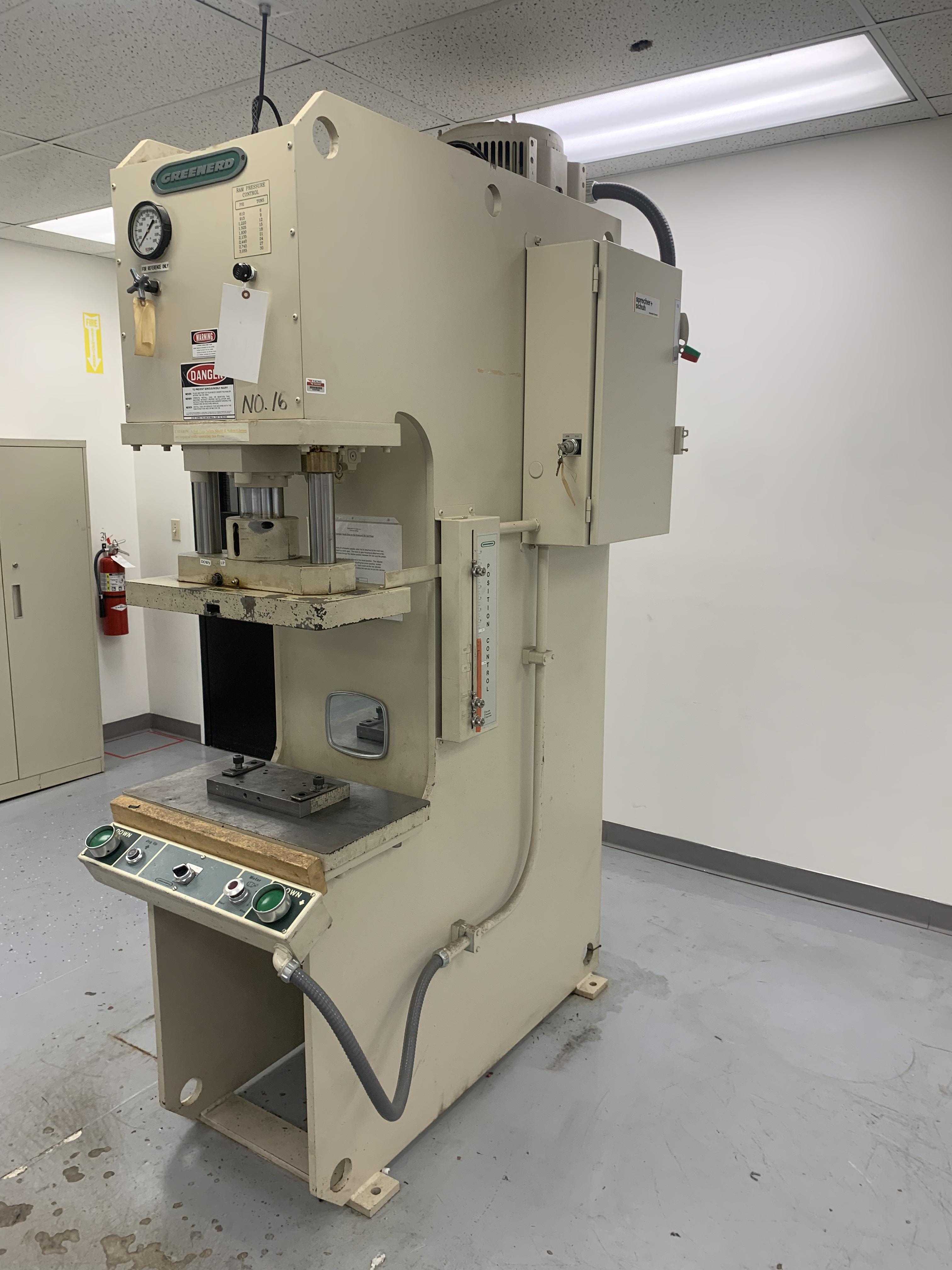 1996 GREENERD HCA-30-30R8 30 TON PRESS - PRESSES