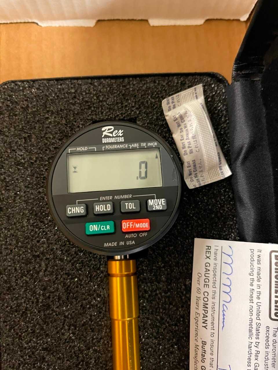 Rex DD-3 Digital Durometer - ELECTRIC POWER TOOLS