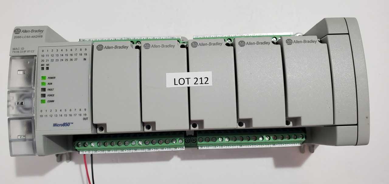 Allen Bradley Micro 850 2080-LC50-48QWB PLC - AUTOMATION & CONTROLS Allen Bradley Micro 850 2080-LC50-48QWB PLC - AUTOMATION & CONTROLS