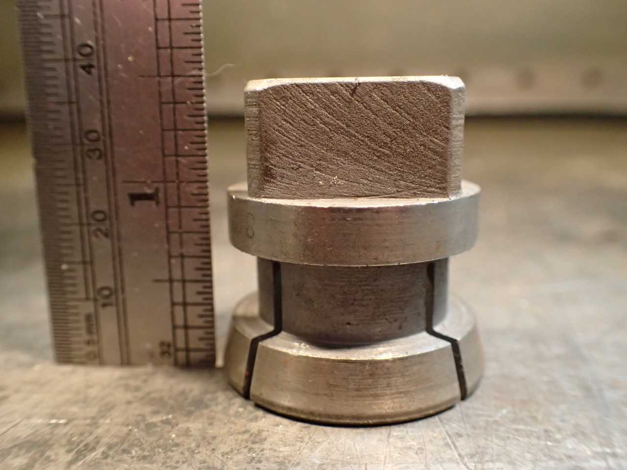 Ziegler 3LX-800C Square Drive Tap Collet: 1" -N FL Tool 3-TC-800 TA3-800C LX3 - HOLEMAKING TOOLS