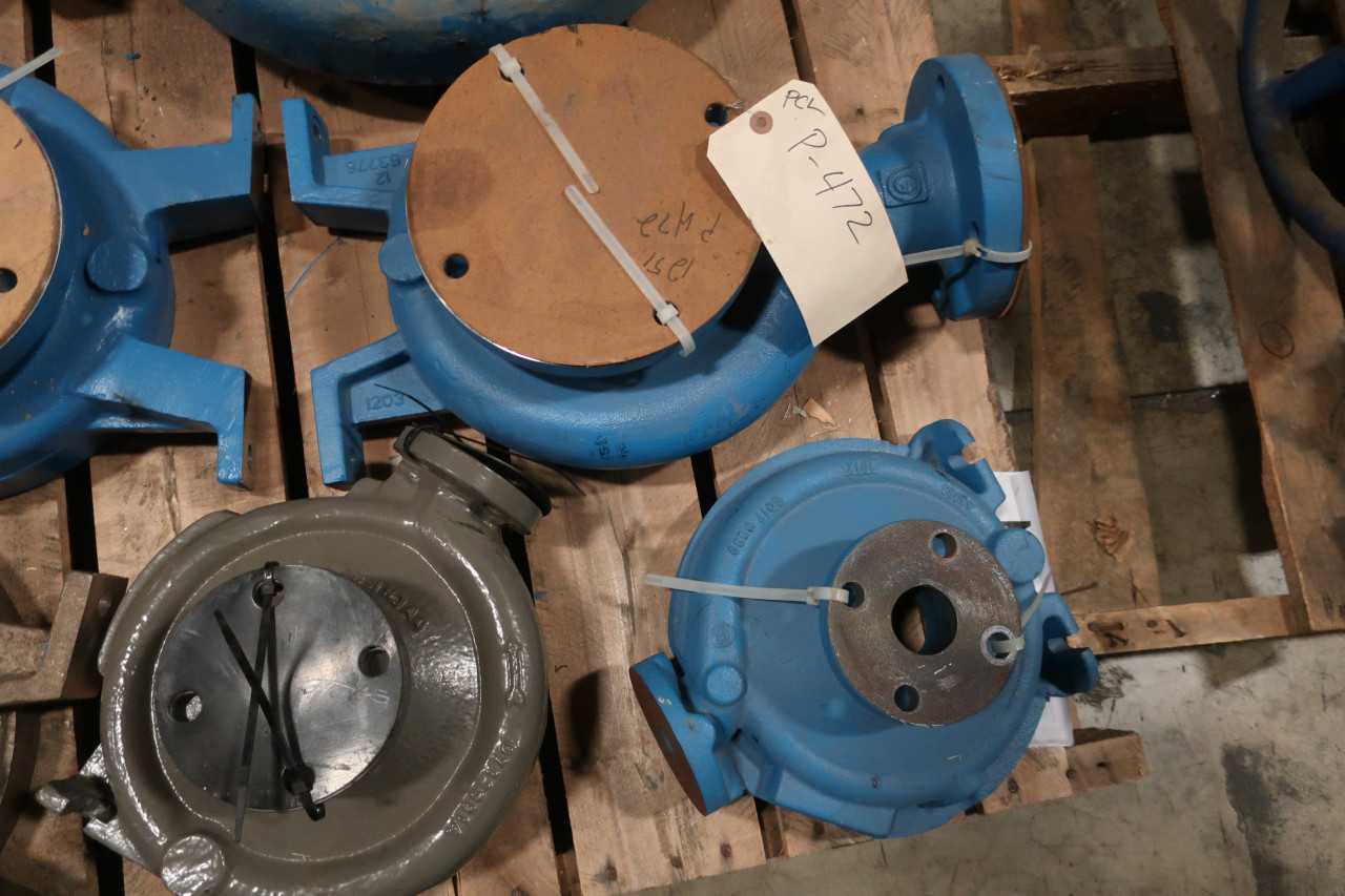 1 PALLET OF ASSORTED PUMP FACE CASINGS - PUMPS
