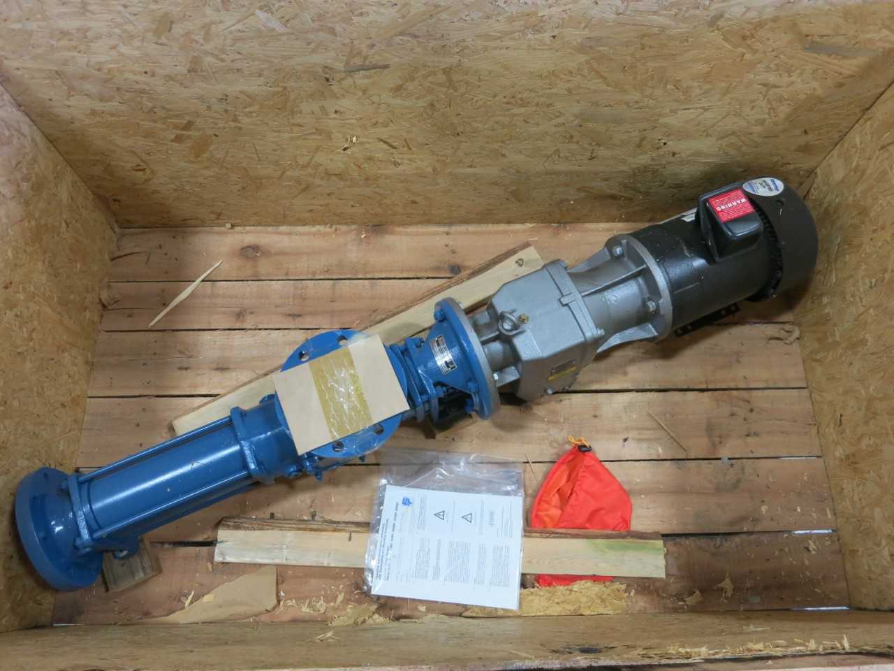 SHANLEY SEBP300.1H31G00CC113PPX ECCENTRIC SCREW PUMP 230/460V-AC 5HP 4X4 - ELECTRIC MOTORS