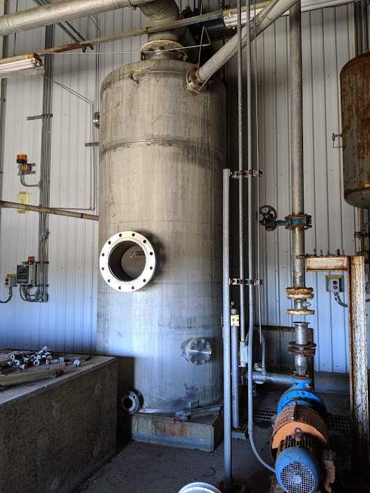 STAINLESS STEEL TANK 50PSI 650F 54in diameter x 10ft tall - PROCESS EQUIPMENT STAINLESS STEEL TANK 50PSI 650F 54in diameter x 10ft tall - PROCESS EQUIPMENT