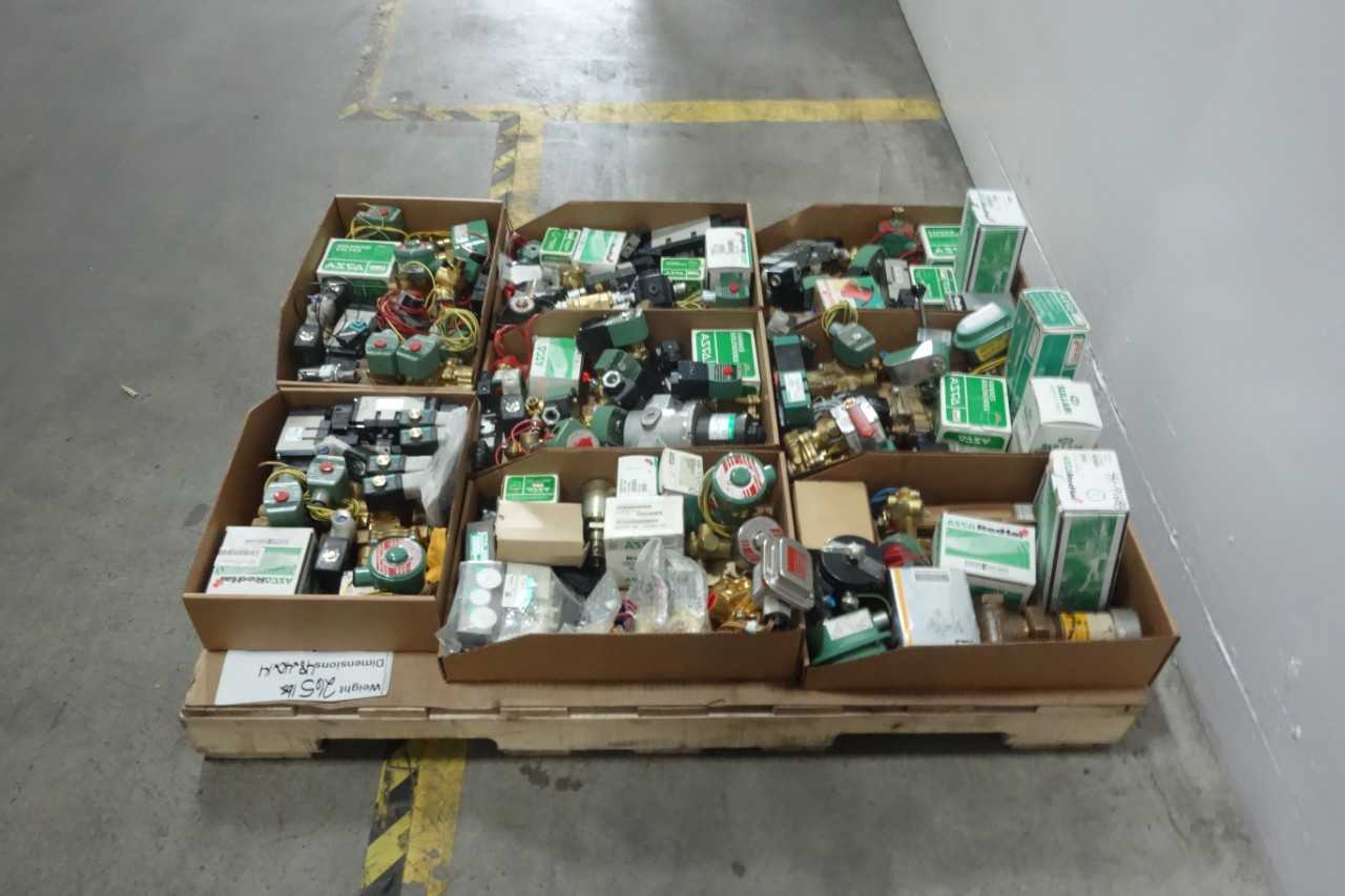 PALLET OF ASSORTED SOLENOID VALVES - SOLENOID VALVE
