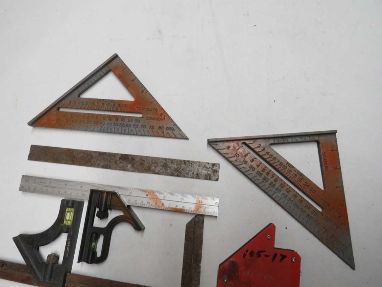 LOT OF ASSORTED MEASURING TOOLS - ELECTRIC POWER TOOLS