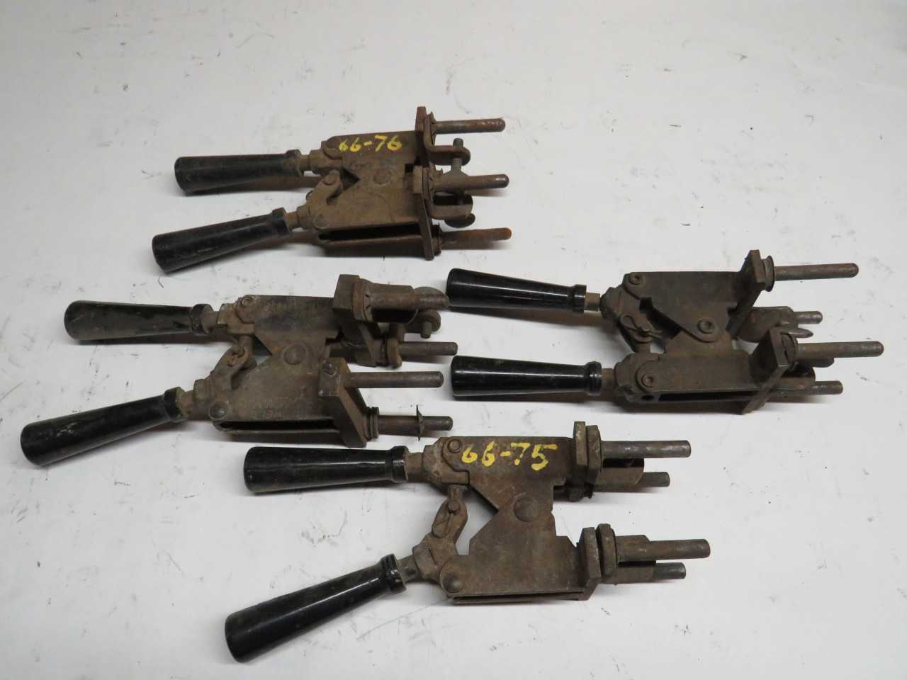 LOT OF 4 HANDLES FOR CADWELD MOLDS - HAND TOOLS