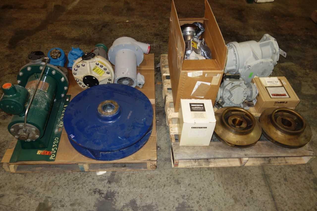 2 PALLETS OF ASSORTED PUMPS AND PUMP ACCESSORIES - PUMPS