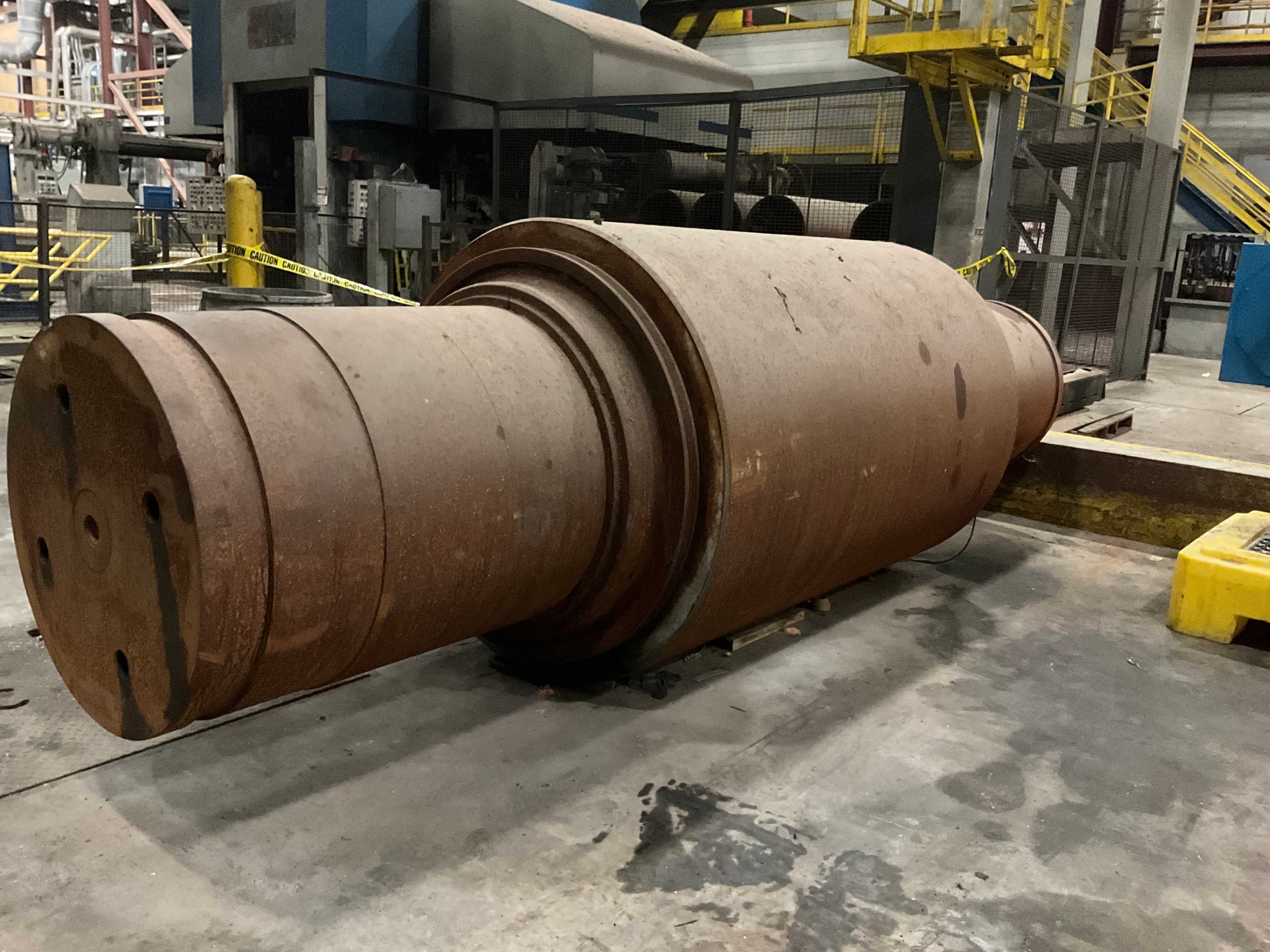 QTY 4- METAL ROLLERS - SHELVING