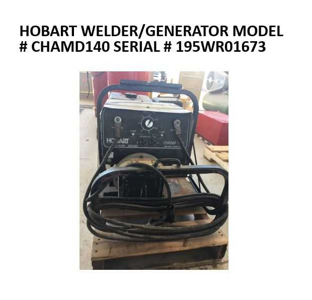 Hobart CHAMP 140 Welder/Generator (3,000 W) - WELDING EQUIPMENT