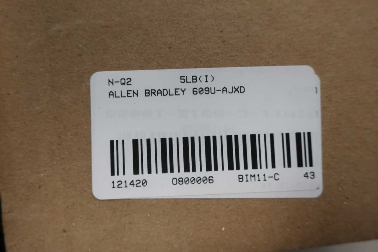 ALLEN BRADLEY 609U-AJXD SIZE 0 MANUAL STARTER 120V-AC 2HP - MOTOR STARTERS