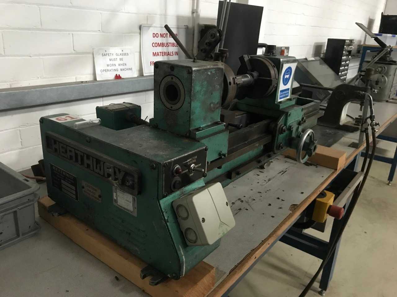 Heathway Bench Lathe - INDUSTRIAL PARTS