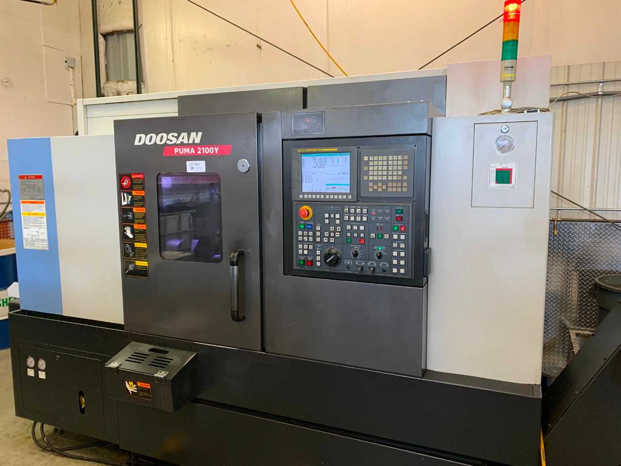 Doosan Puma 2100Y Live Tool CNC Turning Center - CNC LATHES
