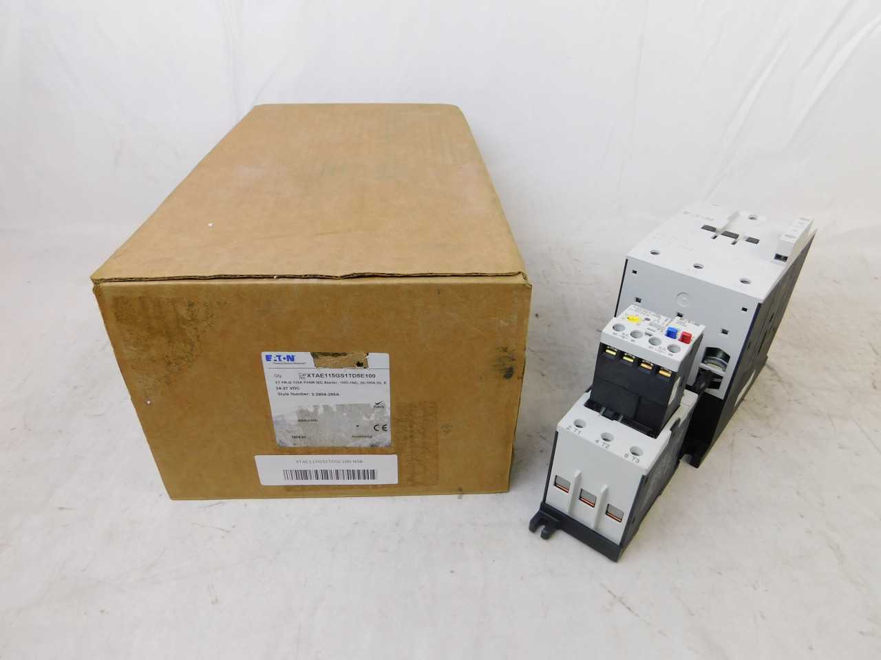 1x Eaton XTAE115GS1TD5E100 Non-Reversing Starter - MOTOR STARTERS