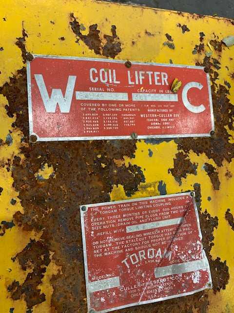 30,000lbs Cullen-Friestedt Coil Grab - COIL HANDLING MACHINE